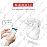 AS015-TWS I7,I8 e I9 FONES BLUETOOTH